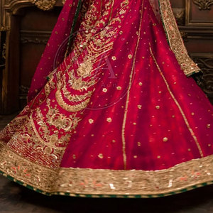 Lehenga de novia de diseñador con bordados, vestido de boda para mujer, ropa de fiesta, nuevo lehenga nupcial - Product Image 4