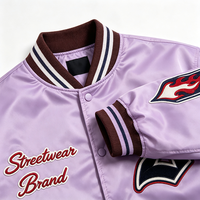 Vestes de baseball vintage confortables à prix d'usine Layenne, logo personnalisé, style hip-hop, pour un usage quotidien
