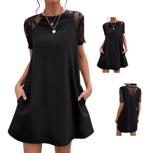 Ensemble jupe et haut pour femme, nouveau design, col rond, coupe ample, respirant, printemps-automne, jupe midi haut de gamme, vente en gros - Product Image 4