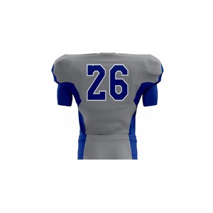 Maillots de football américain rétro pour adultes, grande taille, col en V, manches courtes, anti-humidité, uniformes d'équipe, vente en gros à prix réduit - Product Image 4