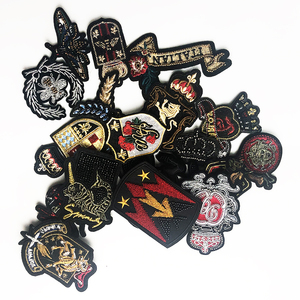 High Quality New Arrival Lion Crown Special Embroidery Sew on Patches for Clothing Design Custom Embroidered Logo Patch <b>Badge</b> - Product Image 6