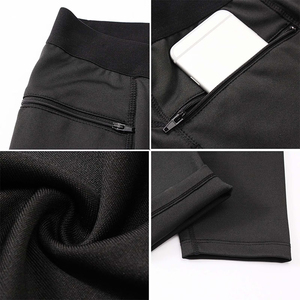 Pantalon de compression fitness, vêtements de course, collants de compression, taille élastique, collants de compression sportifs avec poches - Product Image 6