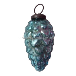 Christmas <b>Ball</b> Ornaments Clear Green Glass Decoration Glass <b>Ball</b> Hanging Ornaments for Xmas Tree Decor - Product Image 3