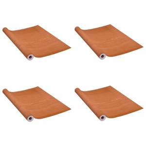 4pcs Chêne Clair 82.7 "x 35.4" Films de Porte en PVC Autocollants Papier et Film Décoratifs pour Porte - Product Image 2