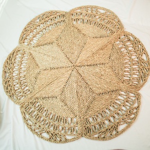 Venta al por mayor hecho a mano Vietnam agua Jacinto alfombra alfombrillas de alta calidad - Product Image 5