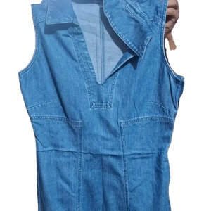 ชุดเดรสเสื้อยีนส์แขนยาวปานกลางสำหรับผู้หญิง, ชุดลำลองทรงหลวมมีกระเป๋าสองข้างสำหรับฤดูใบไม้ผลิและฤดูใบไม้ร่วงใหม่2023 - Product Image 2