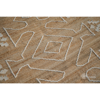 RTS Handgewebter Jute-Teppich 2500 GSM |   Boho Wohndekor Teppich für Großhandel und Export