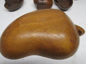 Juego de 7 Tazones para Ensalada de Madera de Monkey Pod, Hechos a Mano, Estilo Rústico, para Cocina, Vajilla, Suministro Global - Product Image 4