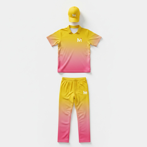 OEM Custom Cricket Uniforms Full Sublimation Print Cricket Jersey Pants Set Breathable Polyester Sports Wear Manufacturer - Product Image 1