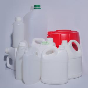 Bidon en plastique de qualité alimentaire 10L (un gallon) pour eau ou huile, carré ou rond, type jerrycan, facile à transporter, avec poignée - Product Image 6