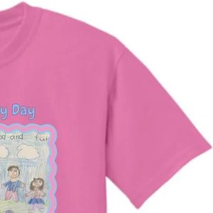แจ็คแอนด์จิลเสื้อยืดลำลองสำหรับผู้ใหญ่ คอกลมคลาสสิก แขนสั้น ผ้าฝ้ายน้ำหนักเบา เสื้อยืดกราฟิก ใส่ได้ทุกวัน - Product Image 3