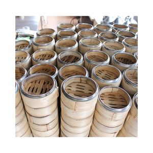 Cuiseur vapeur en bambou, choix populaire, pour la cuisson de légumes frais et la préparation de la cuisine asiatique classique, qualité supérieure, respectueux de l'environnement - Product Image 3