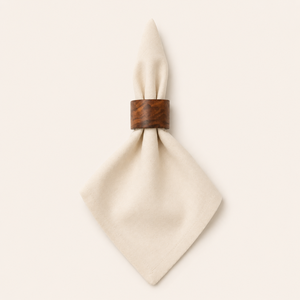 Lot d'anneaux de serviette en bois faits à la main pour la vente en gros – Décoration de table écologique en bois dur recyclé pour mariages et repas - Product Image 6