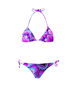 Nuevo Conjunto de Bikini Triangular Estampado para Mujer 2k26, Traje de Baño de Dos Piezas con Tirantes Ajustables, Ropa de Playa para Verano - Product Image 6