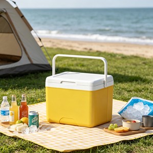 Glacière isotherme rigide en PP de 5,5 L avec poignée et couvercle pour la conservation des aliments au chaud ou au froid - Product Image 6