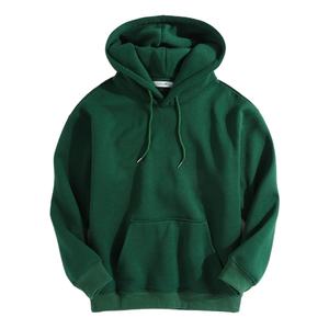 Sudadera con capucha y sudaderas con capucha de calle lisas personalizadas Sudadera con capucha verde de color sólido Hecho EN LA India Tema unisex de moda Proveedor de sudaderas con capucha personalizadas - Product Image 1
