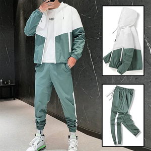 Hot Sale Custom logo <b>Tracksuit</b> Fashion Design Windbreaker Men's <b>Tracksuit</b> - Product Image 3