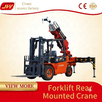 Grue hydraulique montée sur chariot élévateur pour travaux municipaux et levages lourds CC145ZB6+1