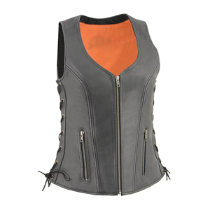 Chaleco de Cuero con Flecos Estilo Vaquero para Mujer, Logotipo Personalizado, Precio de Fábrica, Fabricante Mayorista - Product Image 1