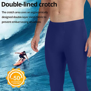 Ultimate Comfort Look Legging <b>For</b> Men's Breathable Stretch <b>Material</b> Daily Gym Practice Training Usage Summer Yoga Tights - Product Image 3