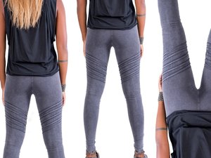 Leggings confortables pour femmes avec construction extensible et design élégant - Product Image 2