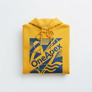 Sudadera con Capucha Amarilla Bordada para Hombre, Sudadera de Felpa de Algodón Premium, Ropa Urbana, Logotipo Personalizado, Venta al Por Mayor, Moda - Product Image 5