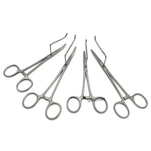 Kit d'opération d'ovariectomie et d'épilation pour animaux, comprenant Ciseaux d'opération pour ligature ovarienne, Pinces, Pince à serviette, Ensemble d'instruments Spay Snook de Grip Surgical - Product Image 5