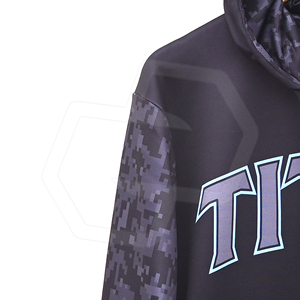 Sudadera con Capucha de Camuflaje para Hombre, Corte Regular, Informal, Otoñal, con Bolsillo Frontal, Transpirable, de Poliéster, Ropa Deportiva - Product Image 3