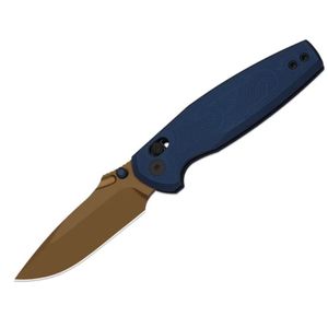 Couteaux pliants de haute qualité avec lame à finition foncée durable, manche ergonomique et ouverture pratique par bouton poussoir pour les activités de plein air - Product Image 2