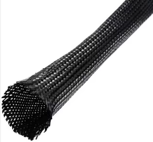 SUNBOW EBS-006 Funda de Fibra de Carbono Trenzada Negra de Alta Densidad, Expandible y Flexible, 300V, Excelente Resistencia a la Tracción para - Product Image 1