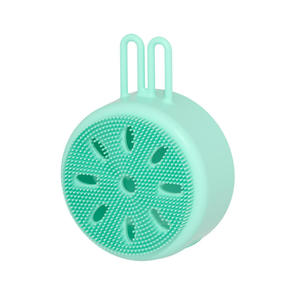 Reusable Silicone Face Cleansing <b>Brush</b> for Beauty Makeup Shampoo Pore Cleaning with Face Massage and Makeup Remover Portable - Product Image 1