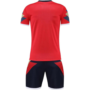 Ensemble de maillots de football personnalisés pour adultes, style dégradé jaune et noir, respirant, séchage rapide, avec pantalon long, 100% sublimation - Product Image 5
