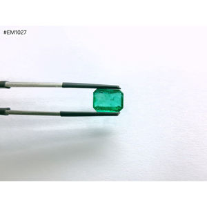 Esmeralda Zambiana Natural, Corte Octogonal Facetado, 3.88ct, Alta Calidad, Gema Suelta para Joyería - Product Image 1