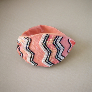 Perfect for Fashion Sequin Zigzag Knot <b>Headband</b> Parties Events Daily Wear Handmade <b>Beaded</b> Fabric Hairband for Women and Girls - Product Image 4