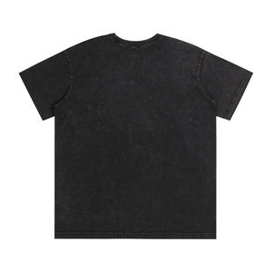 เสื้อยืดออร์แกนิคคอตตอนสำหรับผู้ชาย วินเทจ มินเนอรัลวอช เสื้อยืดผู้ชายแบบยั่งยืน ขายส่ง สโนว์วอช สโตนวอช - Product Image 2