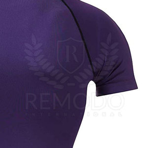 Durable Polyester High Performance Custom Private Label <b>Men</b> <b>Compression</b> <b>Shirt</b> For Gym Crewneck Athletic Training Clothing - Product Image 4
