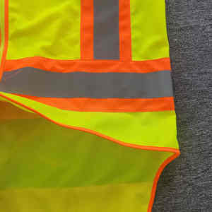 Gilet de sécurité réfléchissant haute visibilité PLAYER'S POINT, unisexe, en polyester, vêtements de travail, plusieurs couleurs, fermeture éclair, certifié CE/EU - Product Image 3