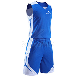 Uniformes de basket-ball sublimés réversibles en polyester respirant, séchage rapide, tissu durable, adaptés aux compétitions scolaires et universitaires - Product Image 4