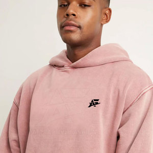 Sudaderas Cómodas para Hombre con Efecto Ácido, Otoño Invierno, Sudaderas con Lavado Ácido de Primera Calidad, 100% Algodón, Sudaderas Básicas con Efecto Ácido - Product Image 5