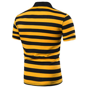 Uniformes de travail pour hommes en tricot brodé imprimé, Spandex/Polyester, anti-plis, séchage rapide, respirants, pour le sport, le golf et les entreprises - Product Image 6