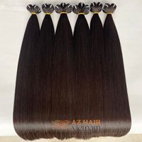 Extensiones de cabello humano vietnamita negro Natural Super doble grosor de la cola dibujada Cabello de trama recta de hueso sin procesar crudo