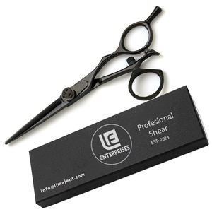 Tijeras Profesionales para Cortar Cabello de Barbería, 5.5 Pulgadas, Acero Inoxidable Afilado, para Diestros, Tijeras de Peluquería - Product Image 2