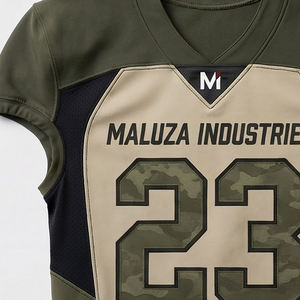 Uniforme de Fútbol Americano de Diseño Cinético, Personalizado, Sublimado, con Tela Adaptativa al Movimiento, Kit Profesional para Equipos de Fútbol - Product Image 2