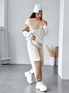 Chándal de lana de algodón personalizado OEM para mujer, Jersey, chándal con color personalizado e impresión personalizada, conjuntos de chándal para mujer - Product Image 6