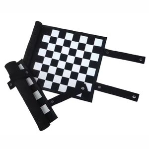 Jeu d'échecs de luxe en cuir enroulable avec pièces en bois, échiquier de voyage professionnel, jeu d'échecs de qualité supérieure, cadeau idéal pour adultes et enfants - Product Image 6