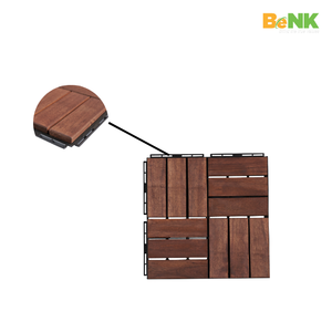 Baldosas de Madera de Acacia Natural de Vietnam, Diseño Tradicional para Apartamentos y Villas al Aire Libre, Metal Duradero - Product Image 2