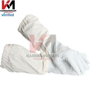 Guantes Duraderos para Apicultura, Guantes de Protección de Cuero con Mangas Extra Largas para Apicultores Profesionales y Principiantes - Product Image 2