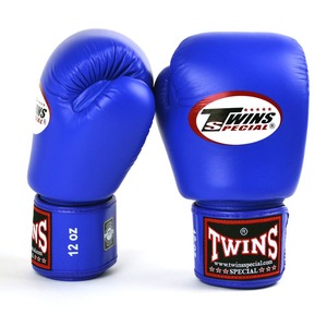 Gants de boxe bleus en gros, haute qualité, cuir de vachette véritable, équipement de frappe et d'entraînement de boxe, Muay Thai - Product Image 2