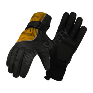 ถุงมือป้องกันความปลอดภัยสำหรับงานช่างอุตสาหกรรม ทำจากหนังสังเคราะห์คุณภาพพรีเมียม ทนความร้อน ป้องกันไฟฟ้าสถิต สายรัดข้อมือปรับได้ กันน้ำ - Product Image 6