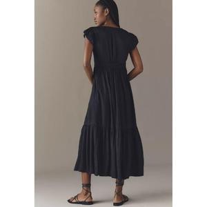 เดรสวินเทจสไตล์ลำลองสำหรับฤดูร้อน  ชุดเดรสยาวปานกลางสำหรับผู้หญิง  แฟชั่นฤดูร้อน  สง่างาม  โรแมนติก  เหมาะสำหรับวันพักผ่อน  ทรงเอไลน์พลิ้วไหว - Product Image 3